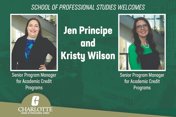 Welcome Jen Principe and Kristy Wilson