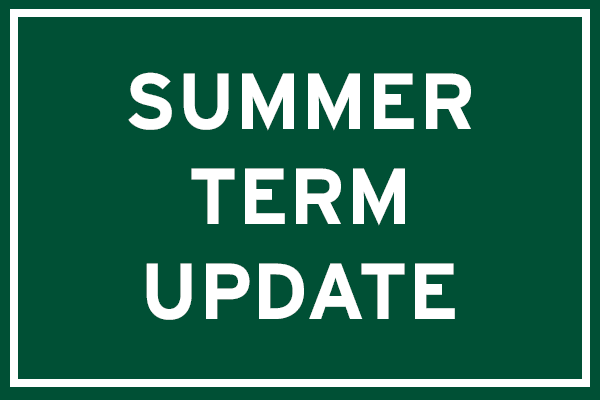 summer term update