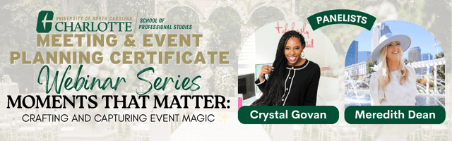 meeting and event planning certificate webinar