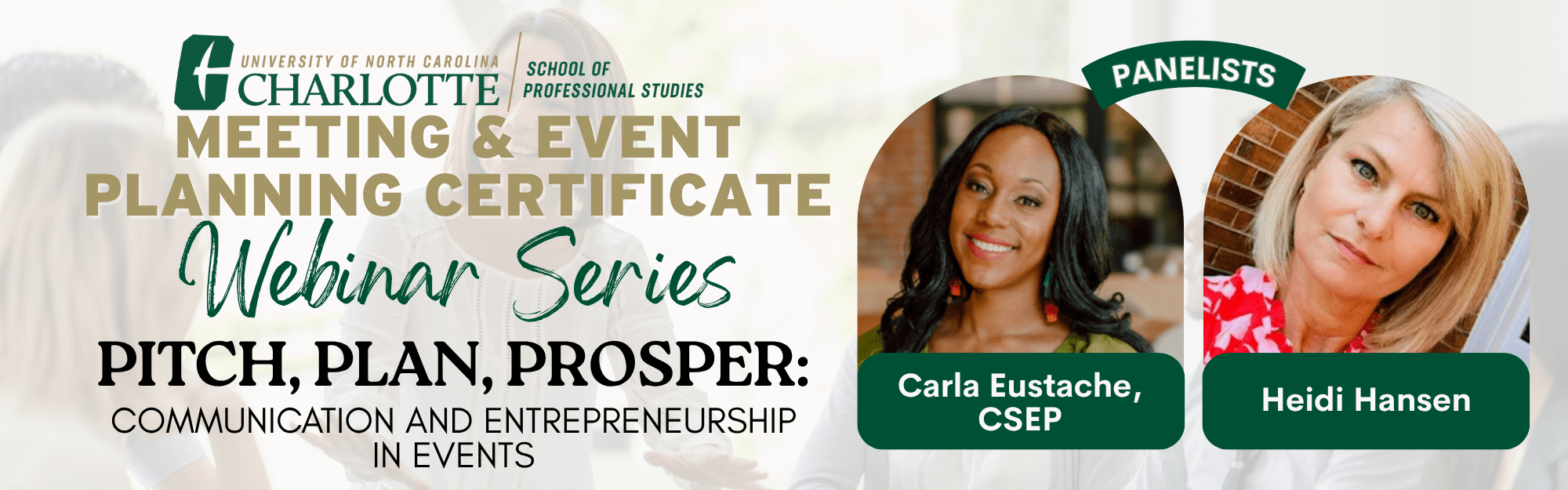 meeting and event planning certificate webinar